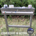 Cornhole Scoreboard and Drink Holder